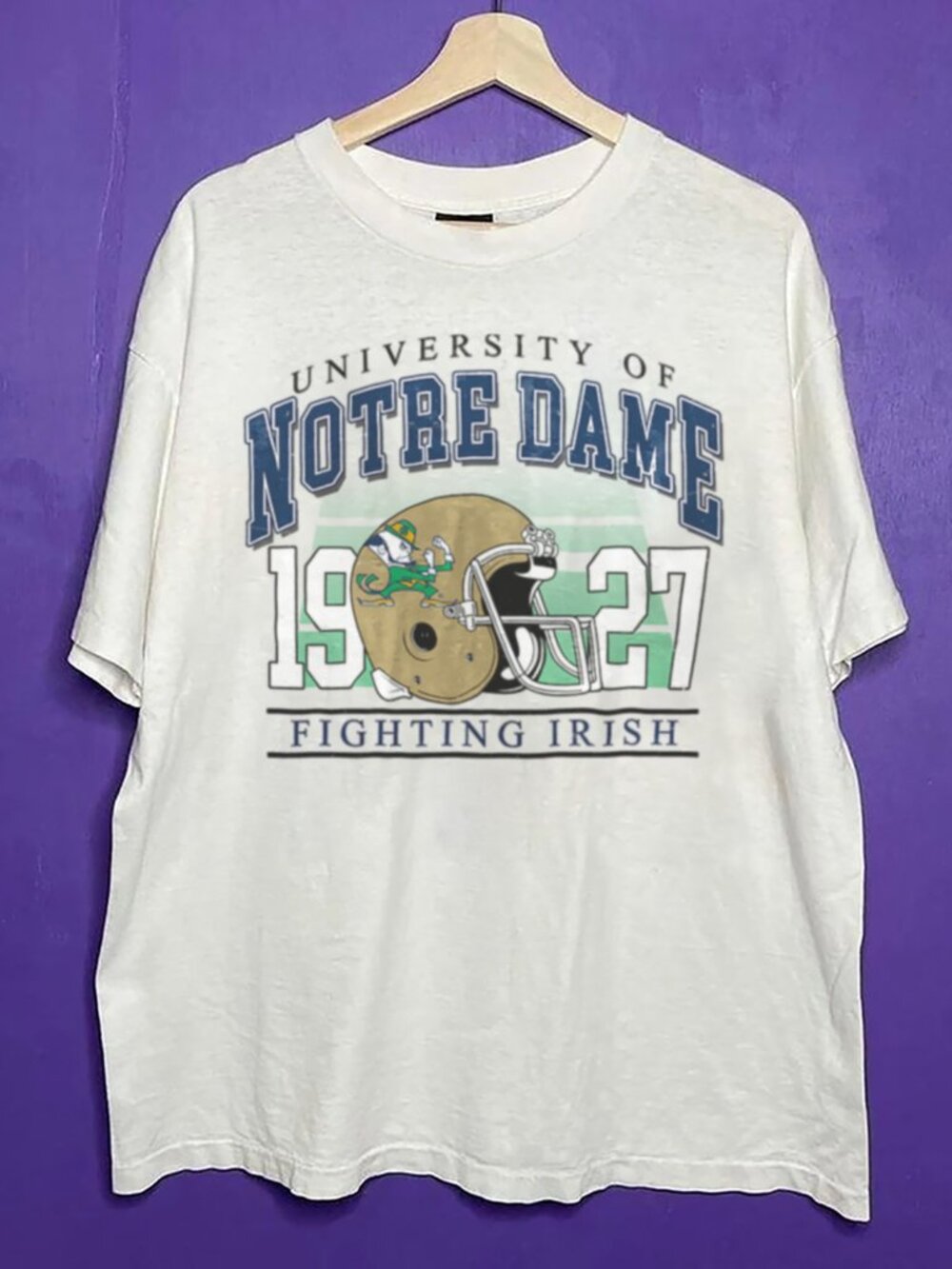 Vintage University of Notre Dame Shirt, 1927 Notre Dame Fighting Irish Shirt Tee